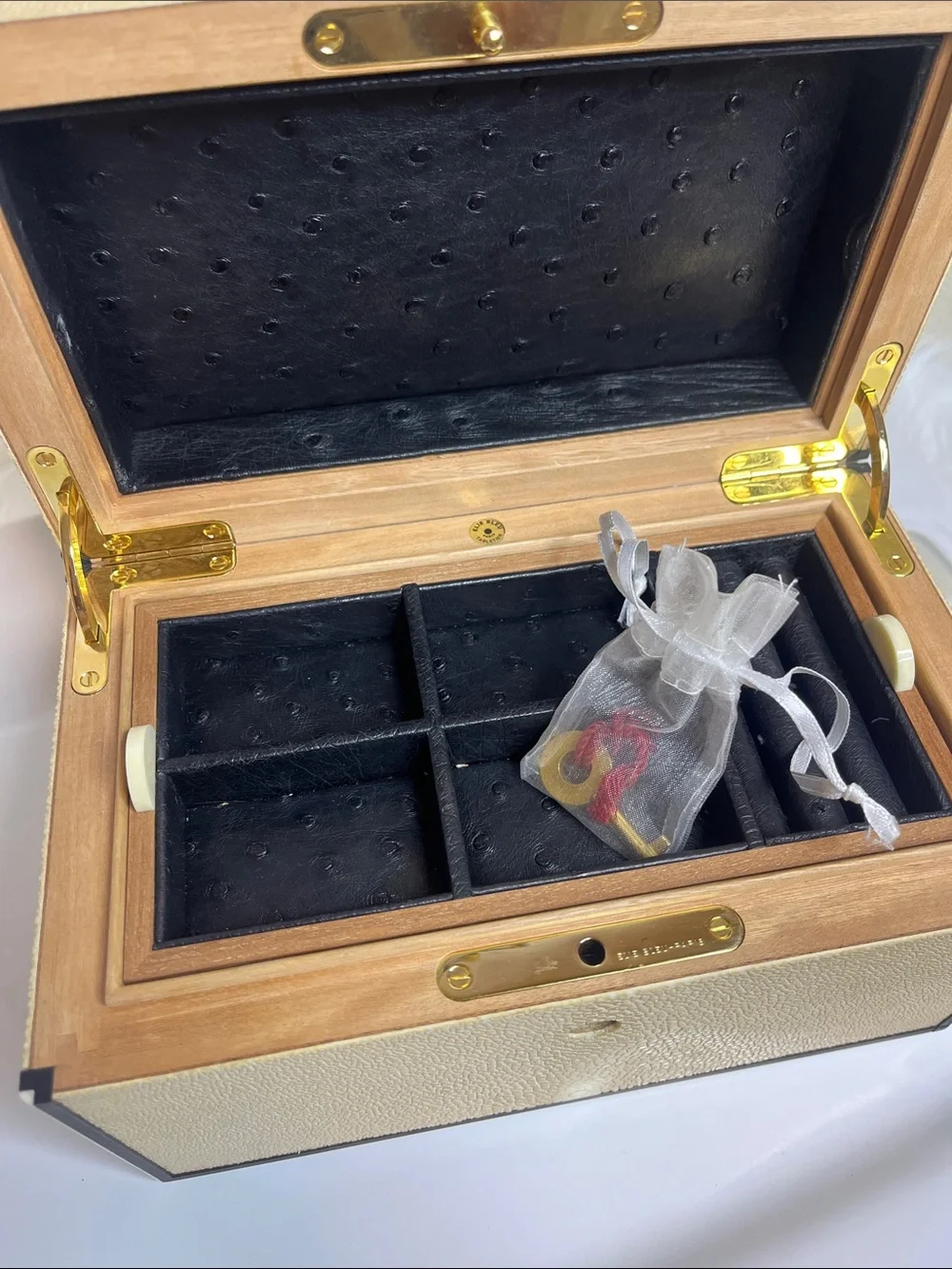 Elie Bleu Luxury Jewelry Storage Box